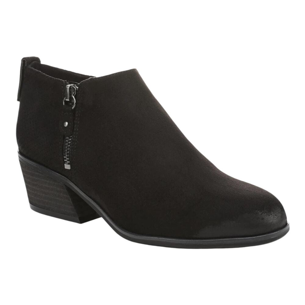 Dr. Scholl’s Women's Lainey Almond Toe Western Short Booties Black Size 9 1/2